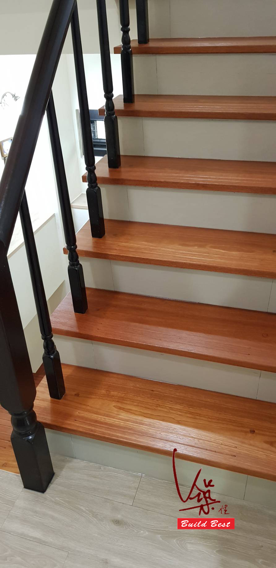 鋼柏木實木.樓梯踏板